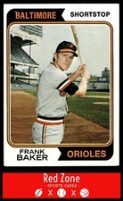 1974 Topps - #411 Frank Baker EX
