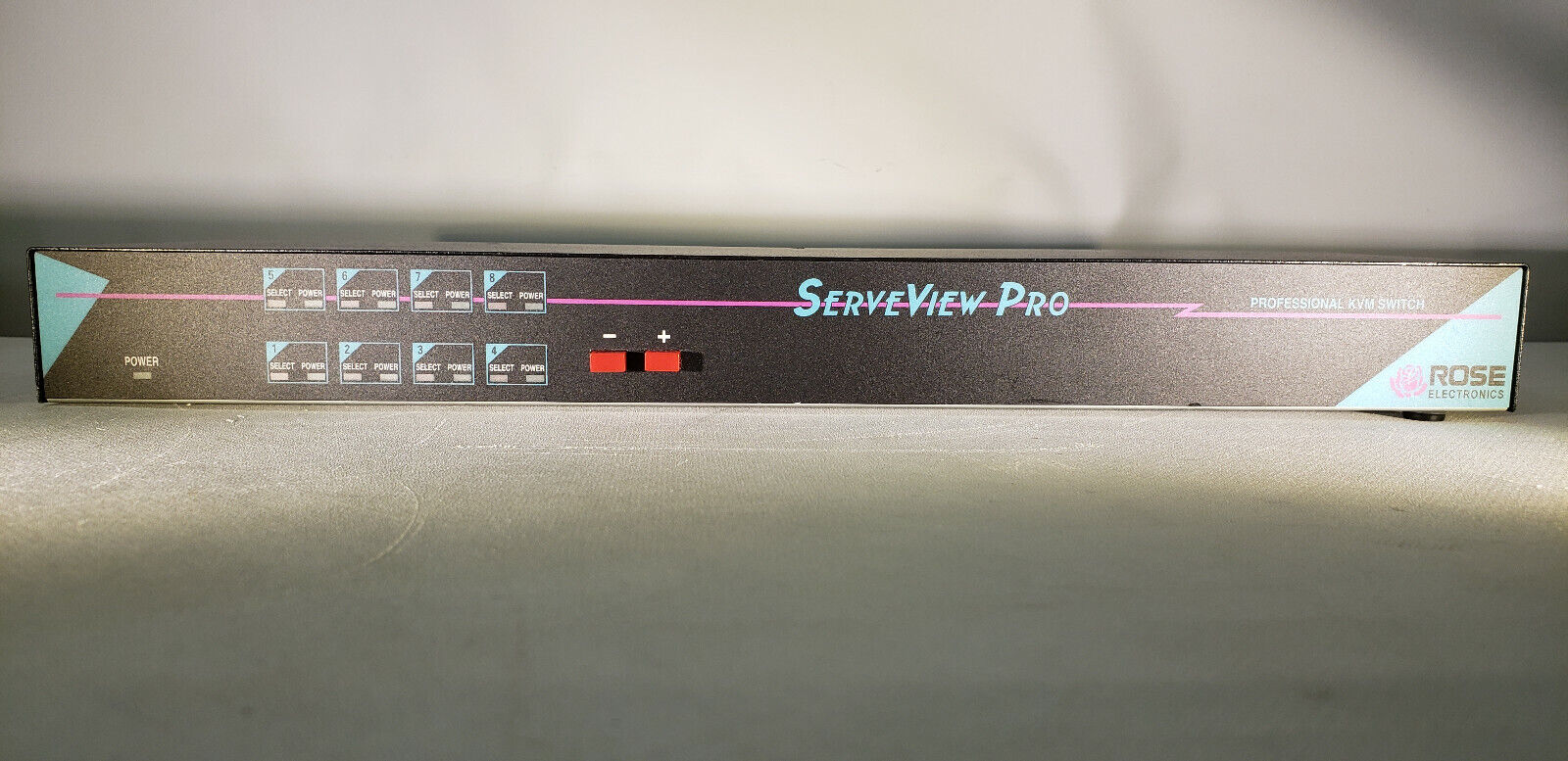 Rose Electronics ServeView Pro 8-Port KVM Switch SPB-8UB w/POWER CORD