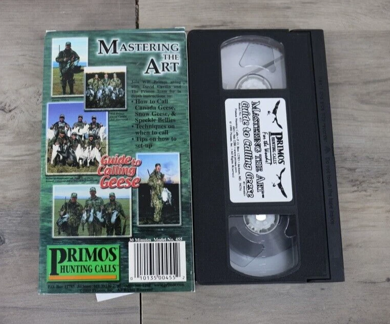 VINTAGE Mastering The Art Guid to Calling Geese Primos Hunting 1999 VHS Tape - Image 3 of 3
