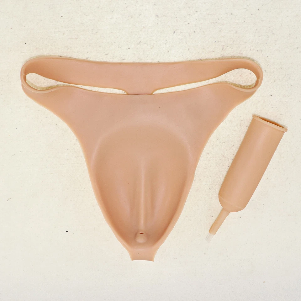 Men's Hiding Gaff Panties Silicone Thong Panties for Crossdressing Transgender - Image 2 of 4