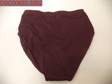 Balera Dancewear Black Cherry Natural Waist High Leg Brief MT10011, LA 12/14 