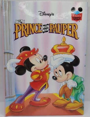 Disney's Wonderful World Of Reading The Prince in the Pauper (1993, Hardcover).