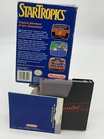 StarTropics (Nintendo NES, 1990) almost CIB - manual, no letter
