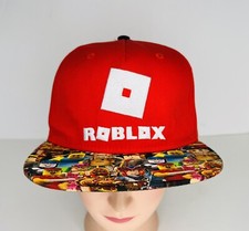 Roblox Hat Embroidered Youth One Size Fits Most Adjustable Snapback Red