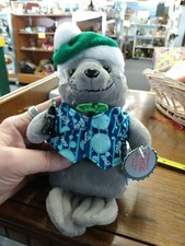 1999 VTG Coca Cola Coke Bottle Seal Figure Plush Toy Christmas eg