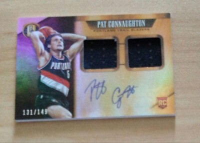 2015 Panini Pat Connaughton Pat Connaughton Trail Blazers Patch RC Auto/149 #254