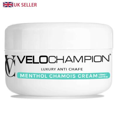 VeloChampion Cycling Anti Chafe Chamois Saddle Cream Sports Protects Skin  150ml