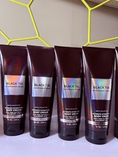 4 New BLACK TIE MEN  S COLLECTION BATH  BODY WORKS BODY CREAM LOTION