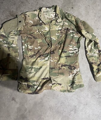 US Army USAF OCP Multicam Flight Jacket Combat Aircrew Coat Medium Reg 