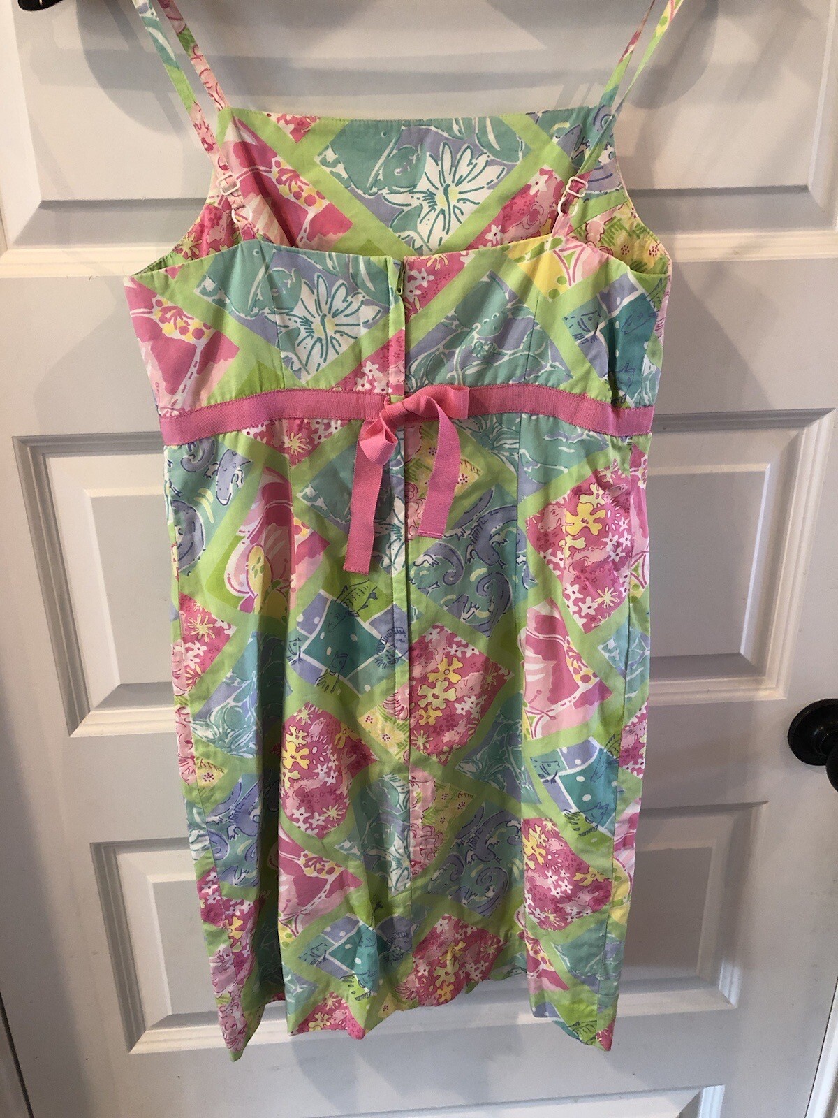 Vintage Lilly Pulitzer Patchwork Pattern Dress si… - image 3
