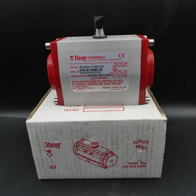 Bray Serie 92/93 Druckluftantrieb 93-0634-11350-532 Federrückstellung