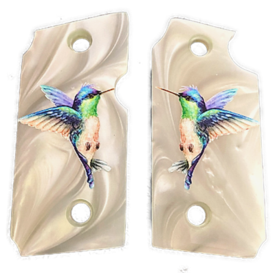 Custom Acrylic Grips For Sig Sauer P238 - Cheetah Print Ambidextrous Replacement Panels