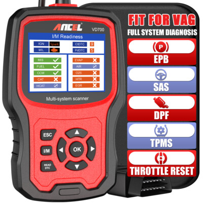 2025 Ancel VD700 Pro Für VAG Profi KFZ Diagnosegerät Auto OBD2 Scanner EPB DPF