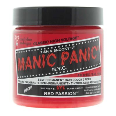 MPC High Voltage Red Passion Semi-Permanent Hair Colourr Cream 118ml For Him Her