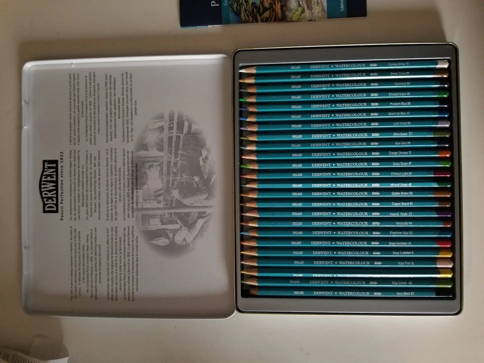 Derwent watercolor pencils tin no. 32883 - Image 3 of 4