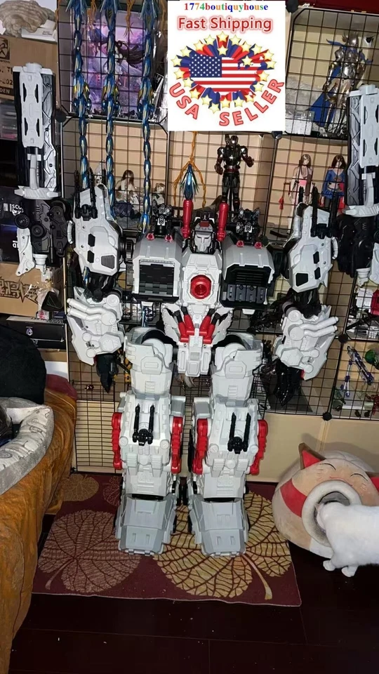 NEW IN BOX TRANSFORMER W-Resources M-01 Steel Fortress FOC Metroplex 47" 45 KG - Image 3 of 4