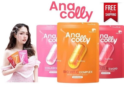 Ana Colly Collagen + Vit C + CoQ10 Dietary Supplement Nourish Skin