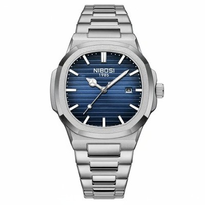  Nibosi Marinus 30M 43mm NI2632 Watch, Stainless Steel Bracelet, 10 Styles