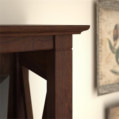 Bush Furniture Key West 5 Shelf Bookcase in Bing Cherry