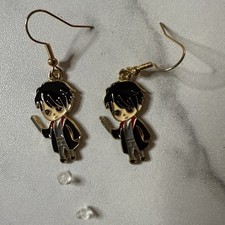 Harry Potter Enamel Character w/ Wand Earrings