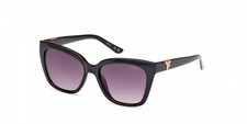 Image of Guess GU7878 Shiny black 53/16/140 WOMAN Sunglasses