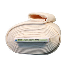 Pellon Natural Cotton Batting with Scrim, Off-White, 96" x 9 Yards by the Bolt