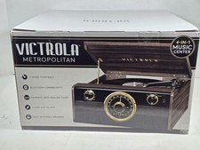Victrola Metropolitan VTA-240B 4-in-1 Bluetooth CD Cassette Record Player