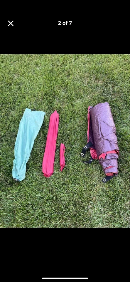 Tienda de campaña Academy Broadway roja duermen varios 8’x7’x5,5’ buen estado Foto 2 de 4