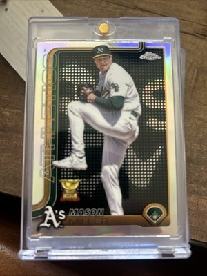 Mason Miller Lightboard Rookie Cup 2025 Topps Chrome #142 Athletics Case Hit SSP