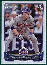 Kirk Nieuwenhuis - 2012 Bowman #41 - New York Mets Rookie Baseball Card. rookie card picture