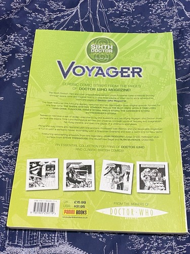 Doctor Who Voyager Graphic Novel Panini Softcover - Picture 2 of 10