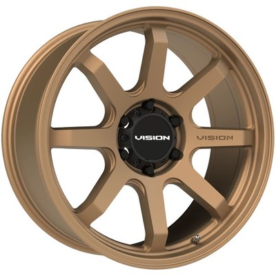Vision 351 Flow 17x8.5 6x135 +10mm Bronze Wheel Rim 17'' Inch