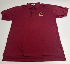 Vintage All Washington Redskins Embroidered Polo Shirt - Large