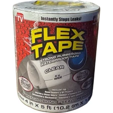 Flex Tape 4" x 5' Tape - Clear