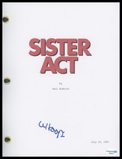 Whoopi Goldberg "Sister Act" AUTOGRAPH Signed 'Deloris' Script Screenplay ACOA