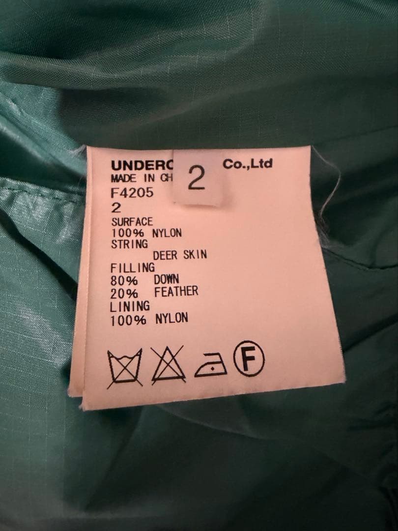 USED UNDERCOVER DOWN JACKET SIZE 2 ACCEPTABLE - image 3