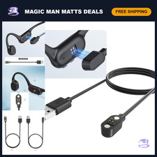 Magnetic 4-Pin Charging Cable for Bone Conduction Headphones - Universal Fit, 2.
