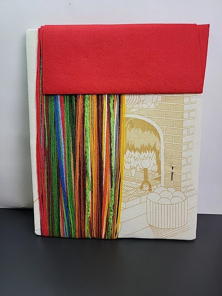 Винтажный набор рождественских чулок 1978 Sunset вышивка в упаковке вышивка - Изображение 4 из 4