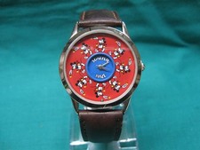 DISNEY MICKEY MOUSE "SCATTER BALL" WATCH - NEW BATTERY - WORKING