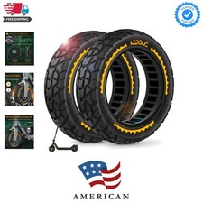 2PCS 60/70-6.5 Scooter Tire Tubeless - 10x2.50 Front or Rear Replacement Punc...