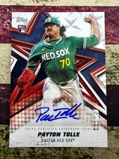 2026 Topps Series 1 Baseball Stars Autographs Payton Tolle RC Auto Red Sox BSA-…