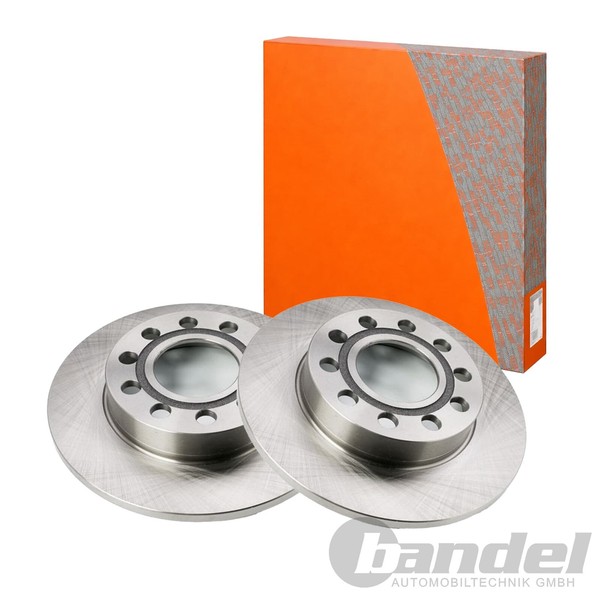 2X Dr!Ve+ Bremsscheiben 245Mm Voll Hinten Passend FüR Audi 80 Coupe | DP1010.11.-image