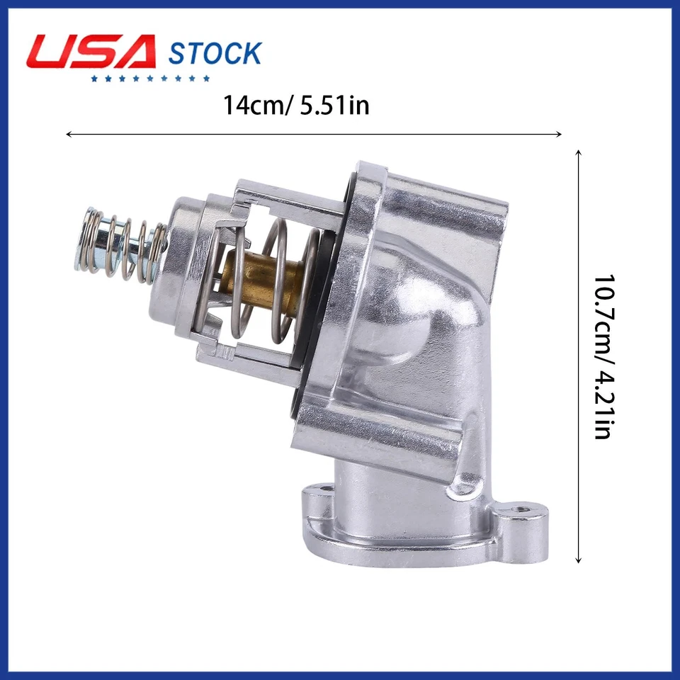 New Engine Thermostat Housing Assembly For Cadillac Ct6 2016 2017 2018 2019-2020 - Image 2 of 4