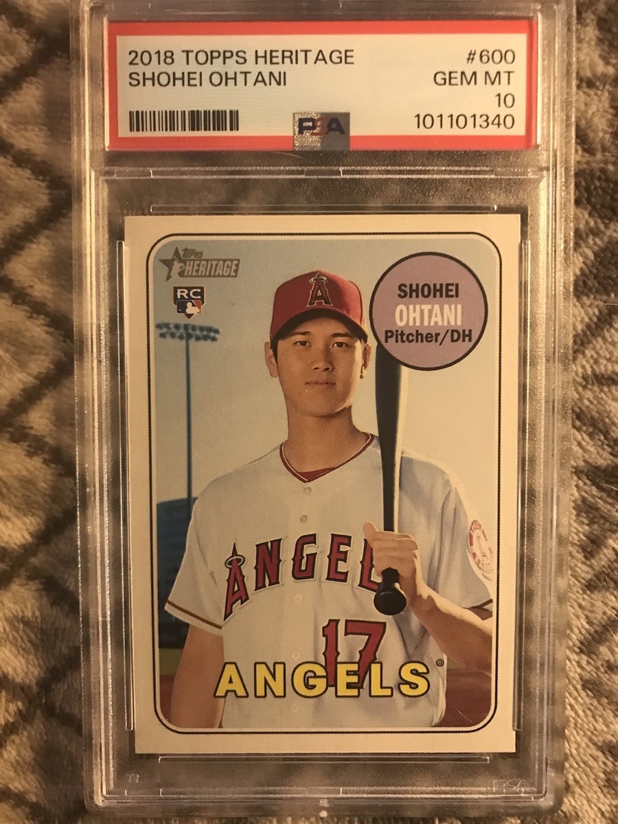 2018 shohei ohtani topps heritage psa 10 chase pack | eBay