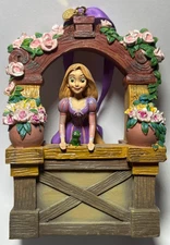 Disney Store Sketchbook Ornament 2014 Tangle Rapunzel with Pascal Singing Window