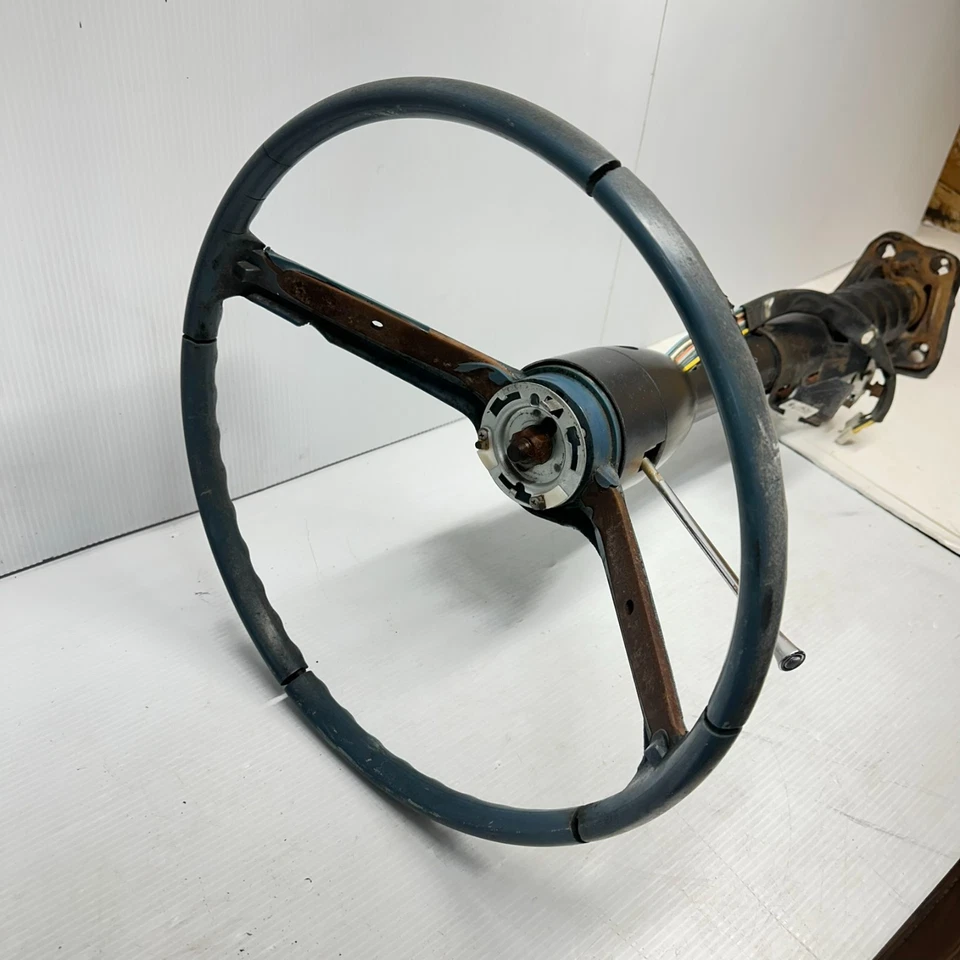 1969 Ford Mustang Steering Column Mercury Cougar Floor Shift Non Tilt Foto 2 de 4