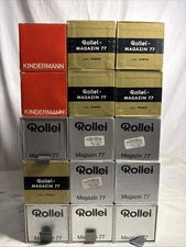 Vintage Rollei Magazin 77!!! lot of 15 each is filled full of slides. Lot 2