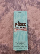 Benefit POREfessional Super Setter Makeup Spray 0.5 oz New 