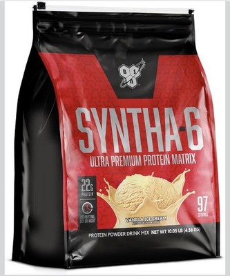 BSN SYNTHA-6 Whey Protein Powder, Vanilla Ice Cream, 97 Servings 10.05lb