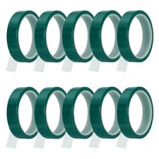 10 Rolls Heat Tape, 20mm x 33m 108FT High-Temperature Resistant Tape, Green